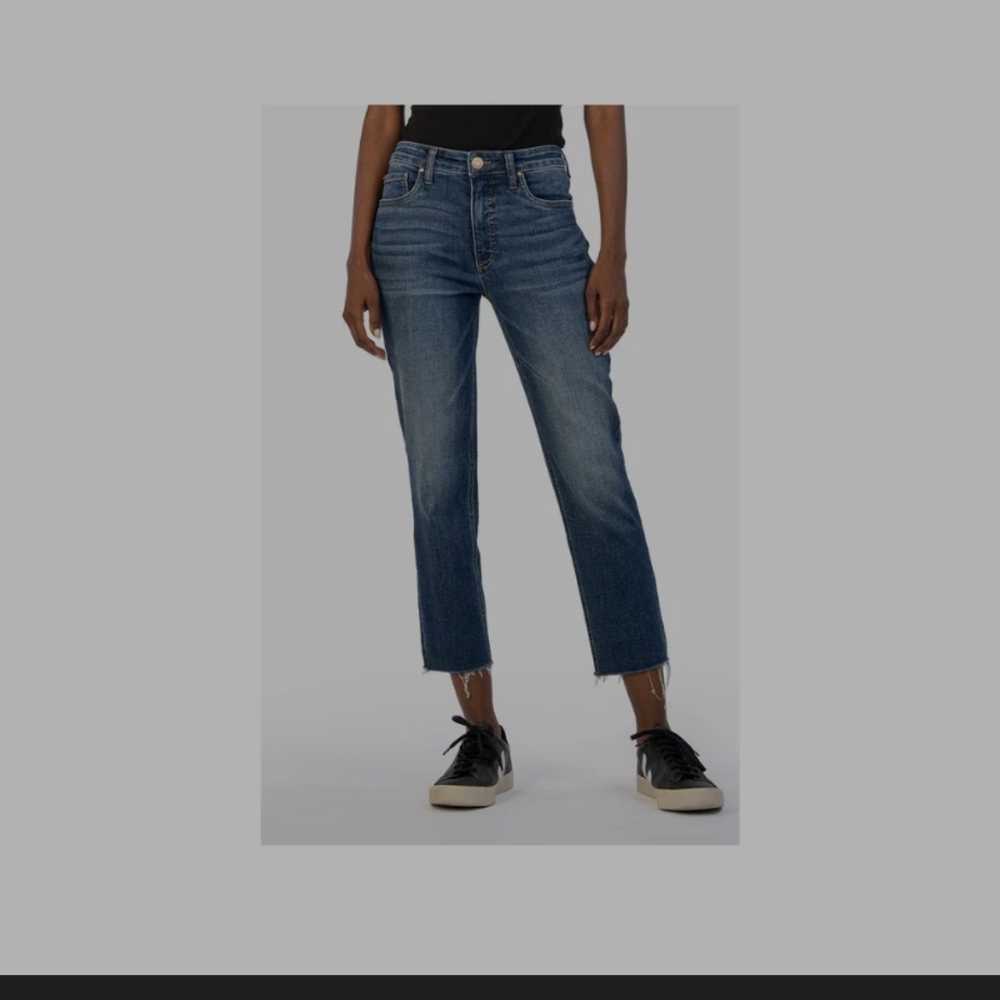 Kut from the Kloth Medium Wash Cropped Jeans